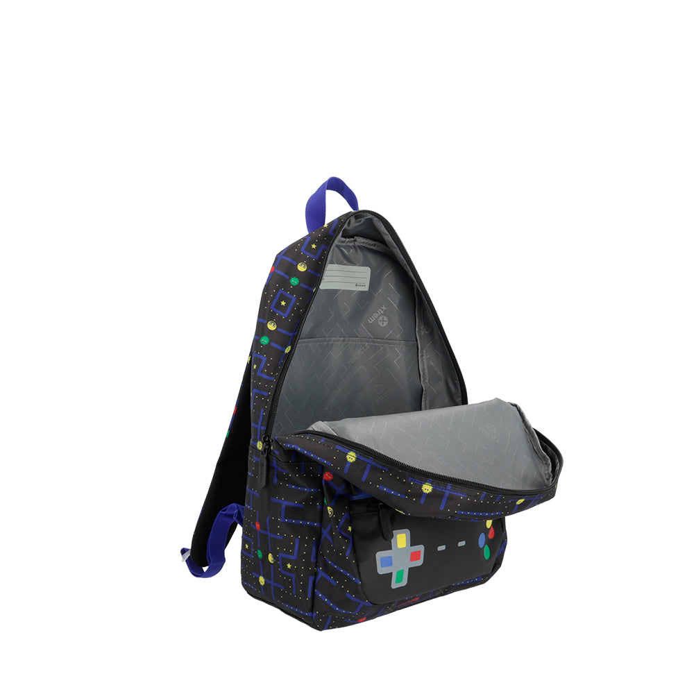 Mochila masculina infantil Logan Gamer Azul