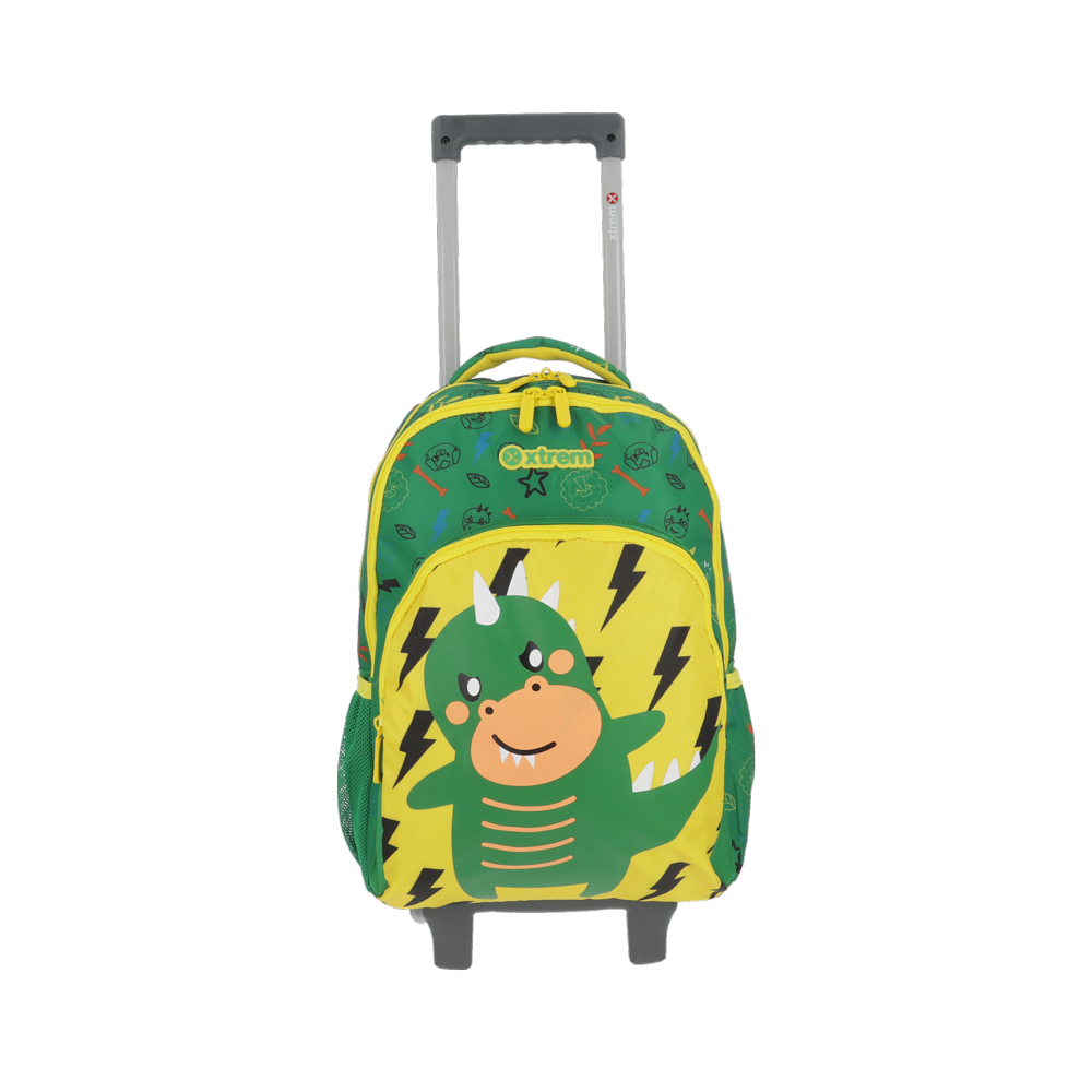 Mochila de Rodinha masculina infantil Lincoln Verde