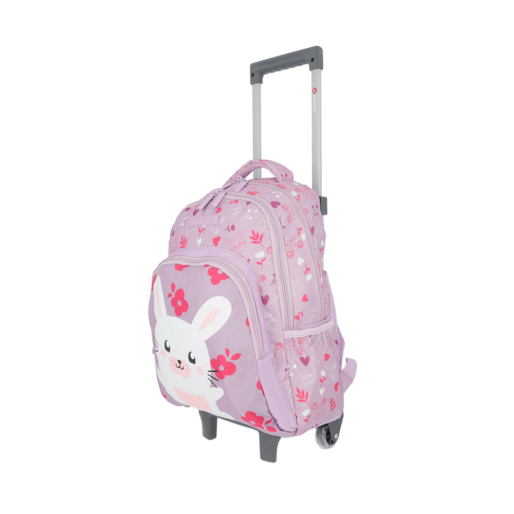 Mochila de Rodinha feminina infantil Lincoln Lilás