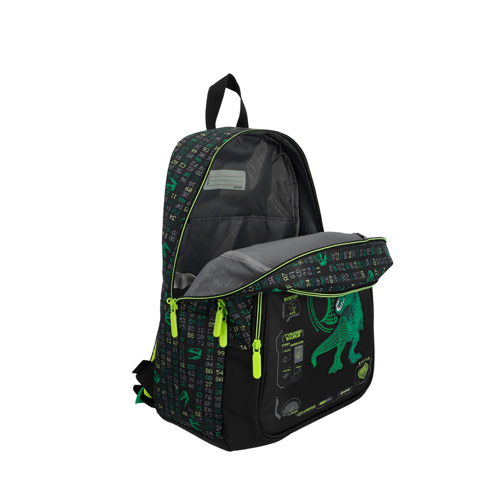 Mochila masculina infantil Hopper Dino Verde