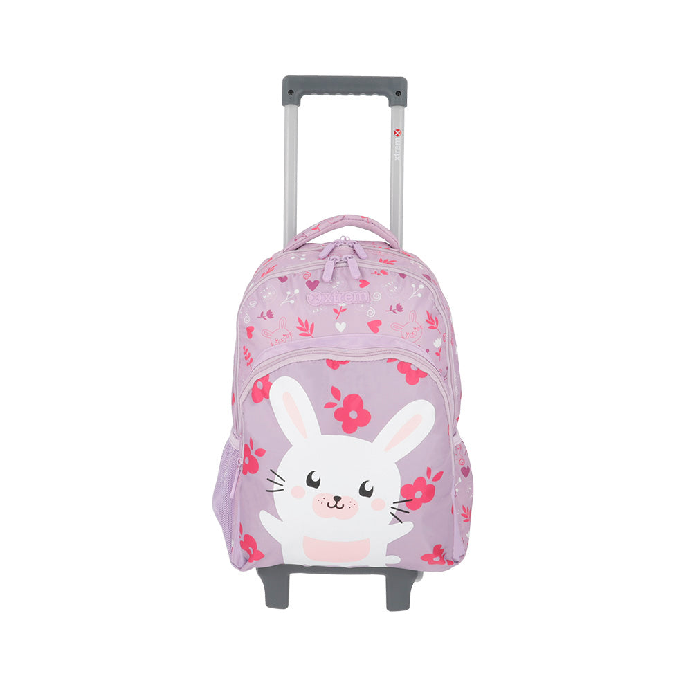 Mochila de Rodinha feminina infantil Lincoln Lilás