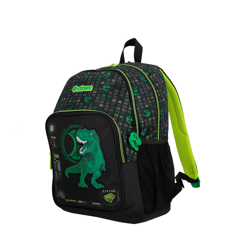 Mochila masculina infantil Hopper Dino Verde