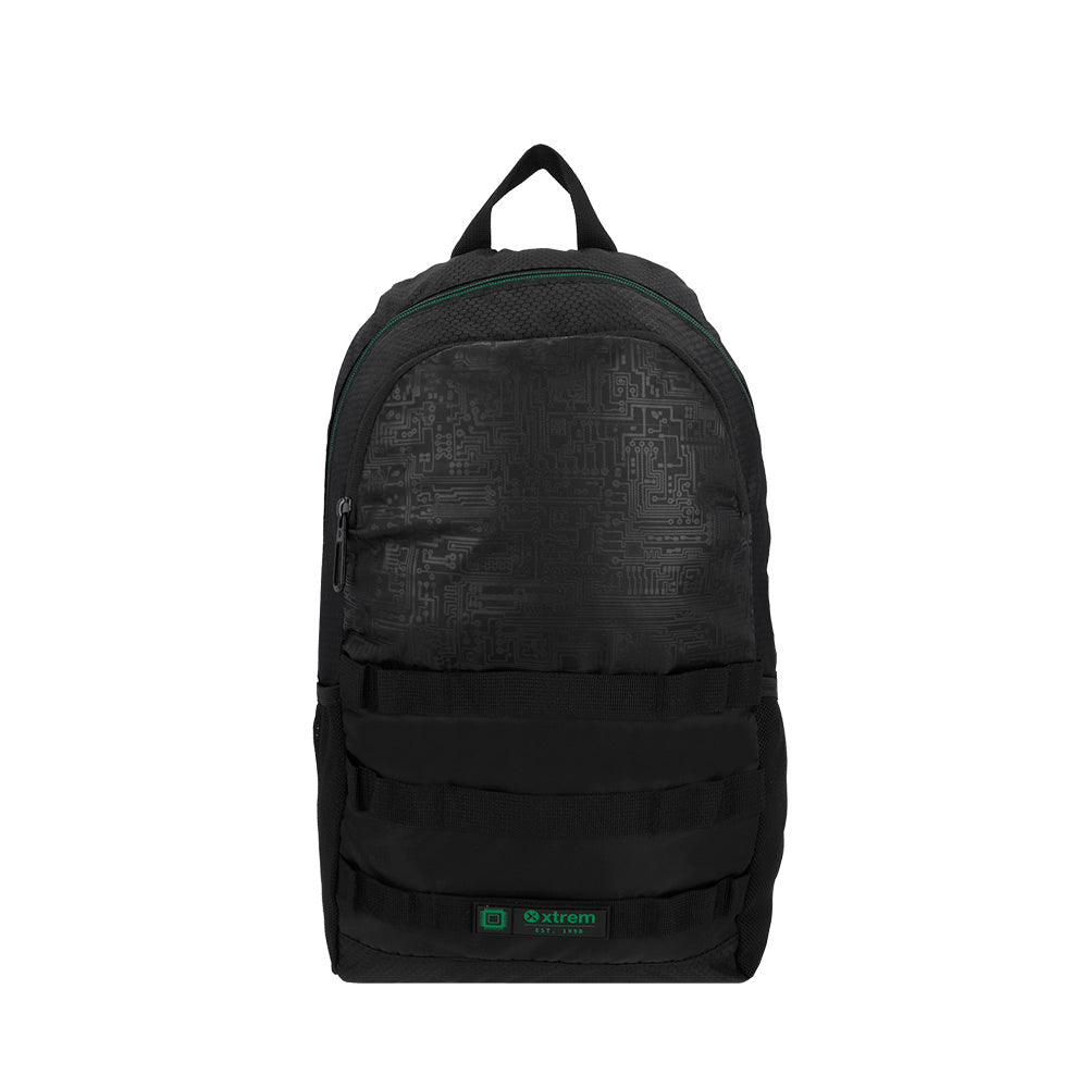 Mochila para Notebook 15" masculina Clinton Preta e Verde