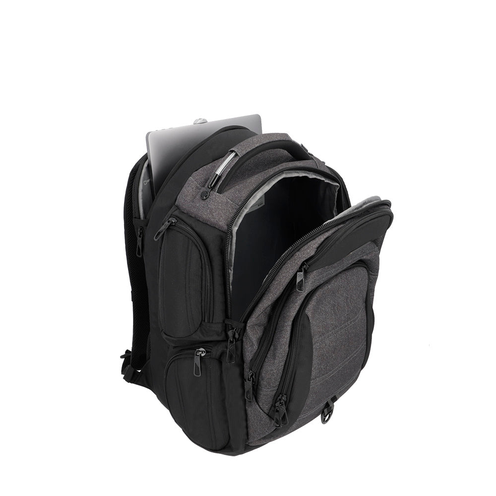 Mochila para Notebook 17" masculina Legend Cinza