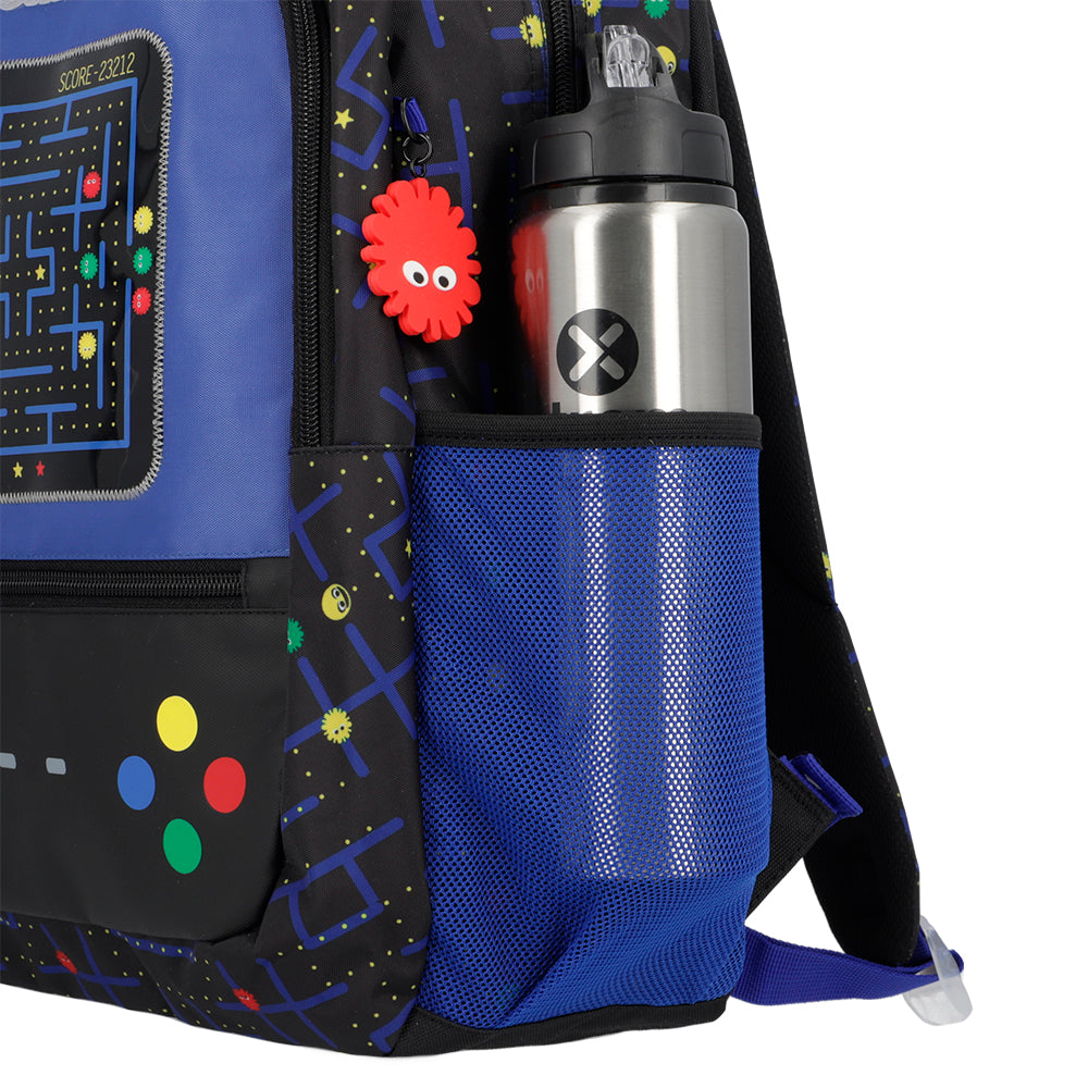 Mochila masculina infantil Logan Gamer Azul