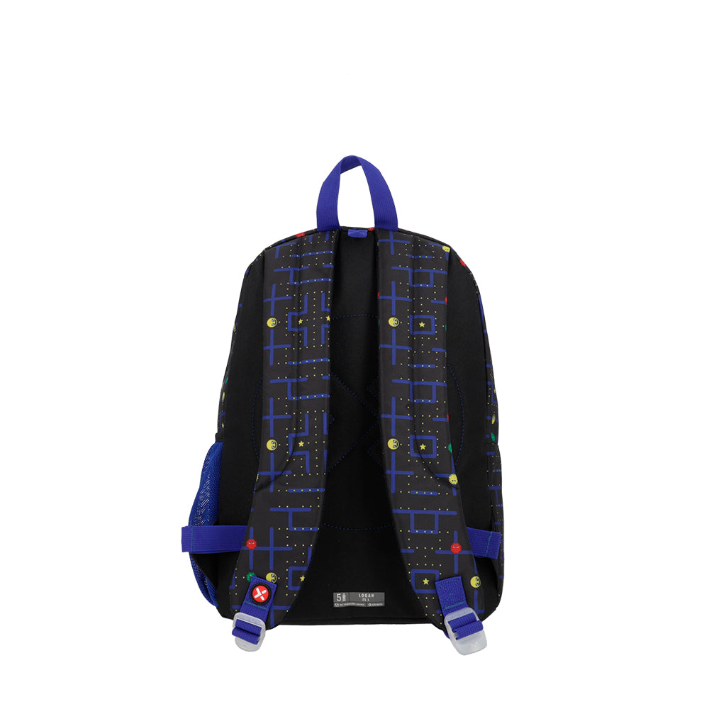 Mochila masculina infantil Logan Gamer Azul