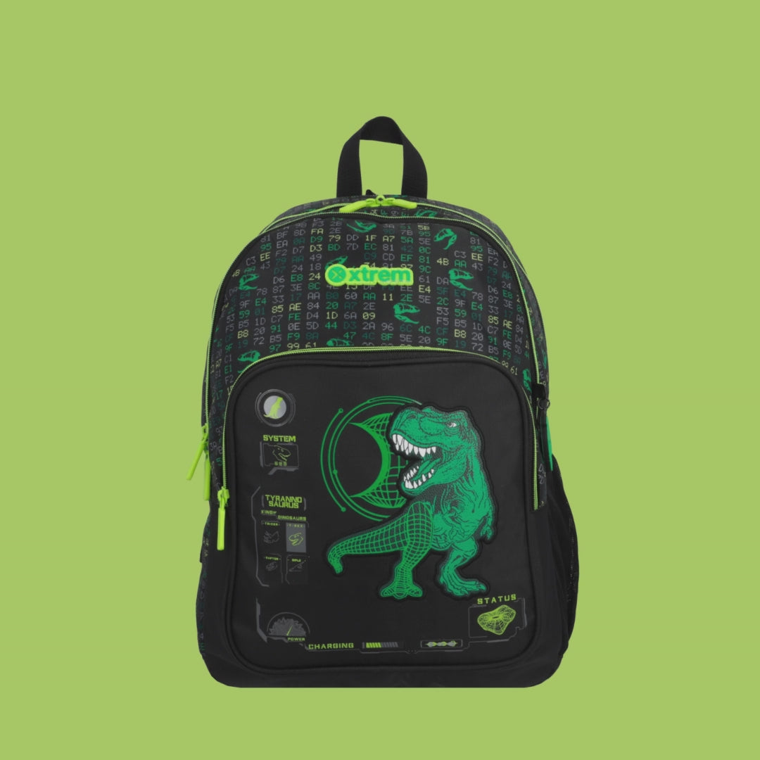 Mochila masculina infantil Hopper Dino Verde