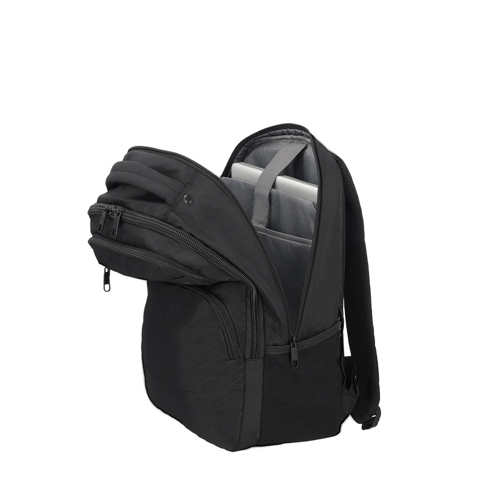 Mochila para laptop hombre Acceleration Stark negro 17