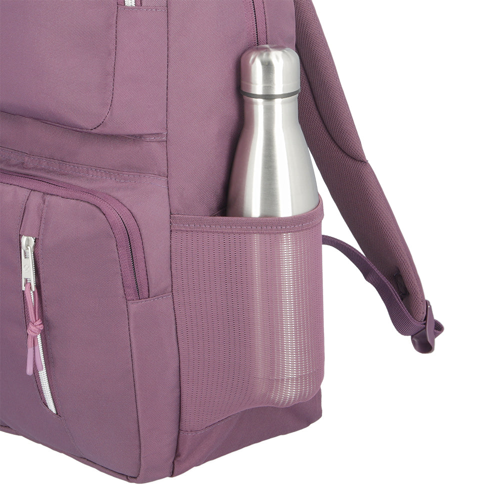 Mochila para laptop mujer New Dakota 15.6'' morada