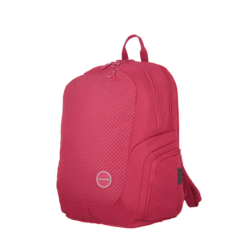 Mochila para laptop mujer Acceleration Juliette rosado 17