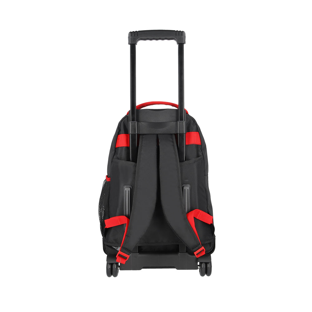 Mochila con ruedas para laptop Acceleration Java negro 16