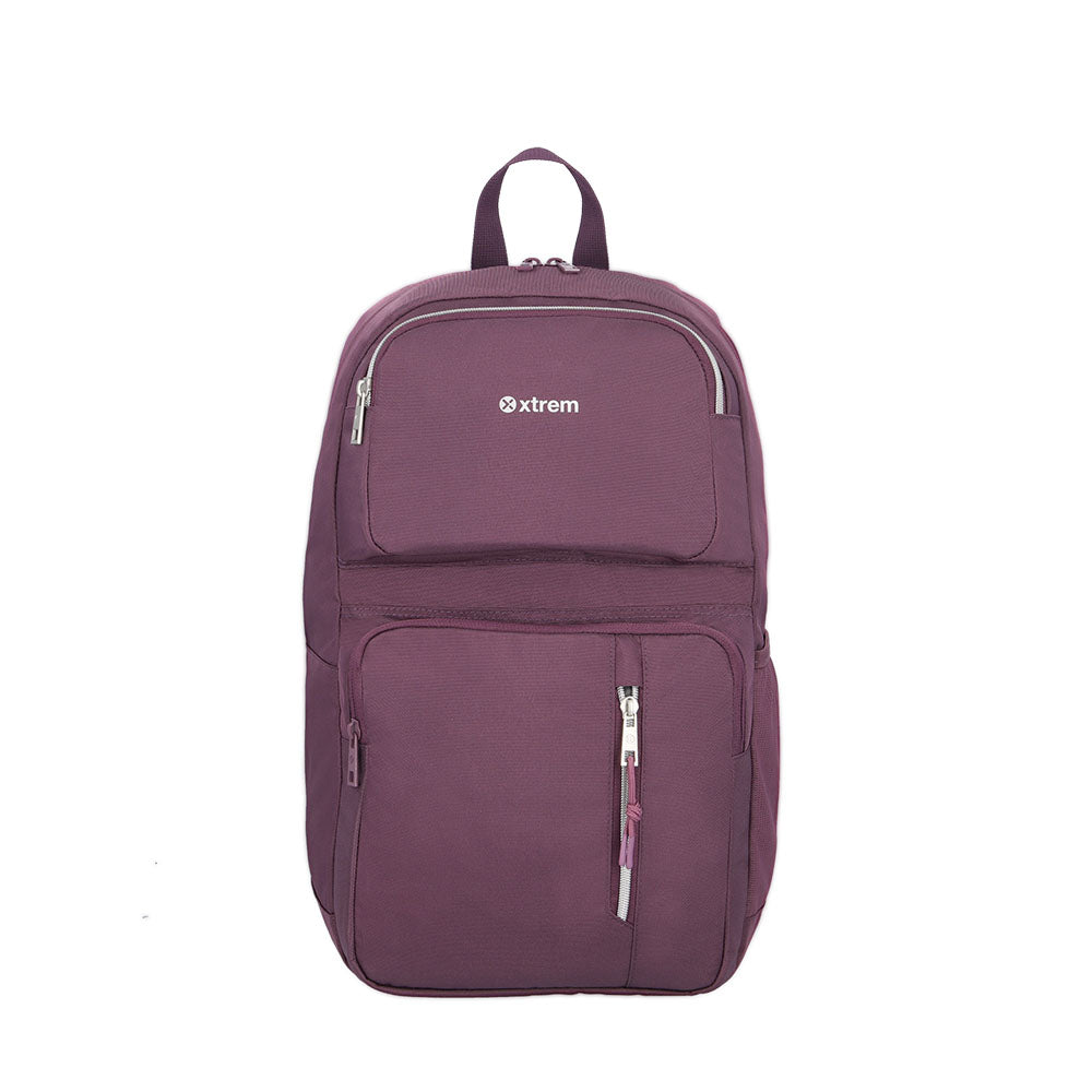 Mochila para laptop mujer New Dakota 15.6'' morada