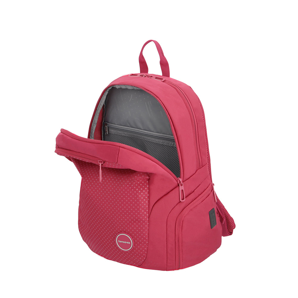 Mochila para laptop mujer Acceleration Juliette rosado 17