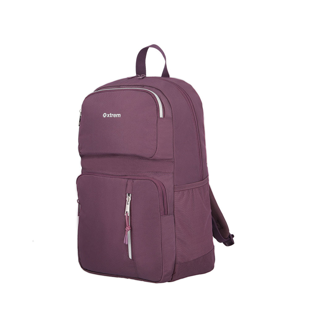 Mochila para laptop mujer New Dakota 15.6'' morada