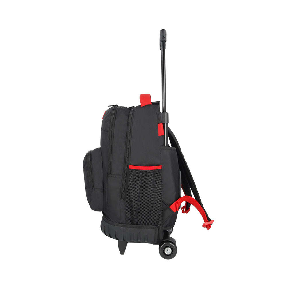 Mochila con ruedas para laptop Acceleration Java negro 16